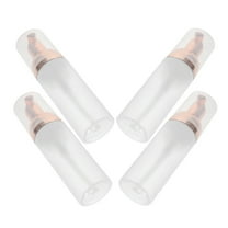 4pcs Multipurpose Sub Package Bottles Frosted Bubble Bottles Foaming Containers
