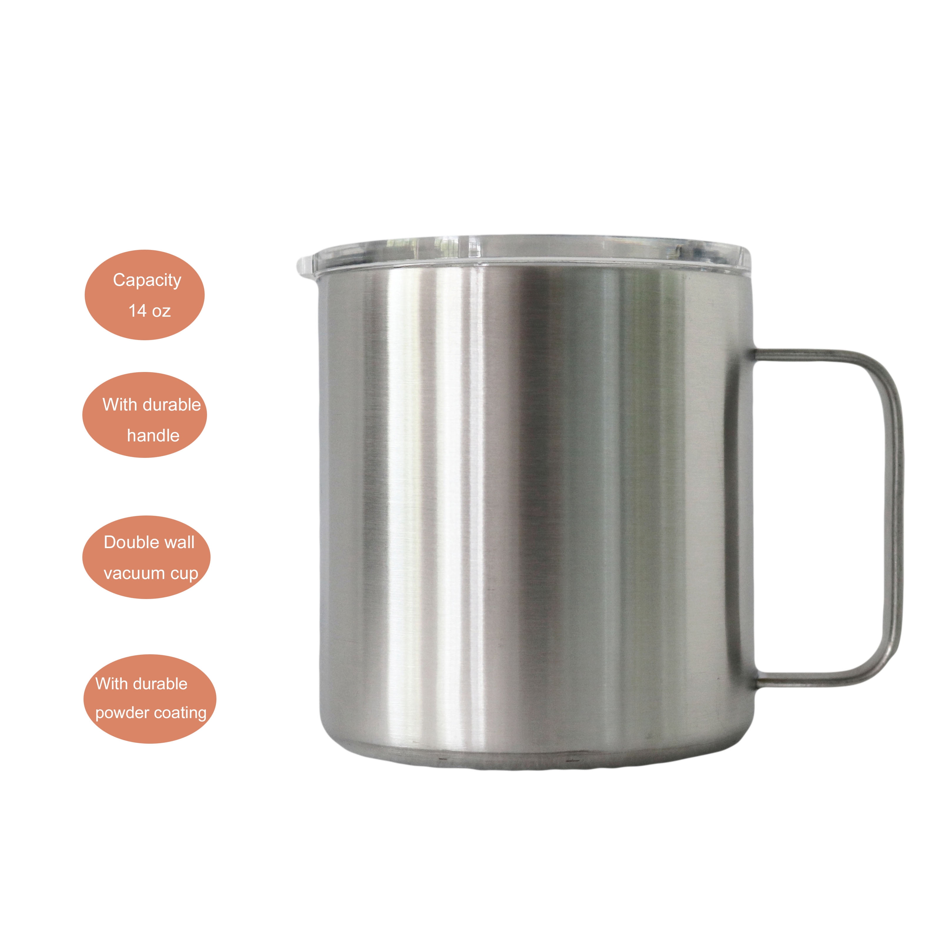 thermal cup with handle