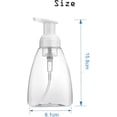 thumbnail image 7 of 2pcs Foaming Soap Dispenser Pump Bottles, Foaming Bottle With Pump, Foaming Bottles Empty, BPA Free Empty Refillable Plastic Container for Liquid Soap - Kitchen, Bathroom, Commercial - 8oz (250ml), 7 of 7