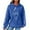 02# Blue, variant on Womens Hooded Sweatshirt Pullover Cat Hoodies with Front Pocket Sweatshirts Tops Waffle Knitted Sweatshirts Loose Casual Long Sleeve Tops Hooded Blouse Shirts