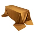 thumbnail image 2 of BalsaCircle 90x156 in Gold Scuba Polyester Rectangle Tablecloth Party Events Reception Decorations Supplies, 2 of 8