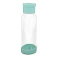 thumbnail image 2 of Clear Water Bottle 12oz / 350ml Wide Mouth Glass Bottles with Strap, Lids for Juicing, Smoothies, Infused Water, Beverage Storage, Blue, 2 of 6