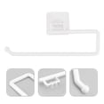 thumbnail image 3 of 1 soporte para papel higiénico de pared sin perforaciones, multiusos., 3 of 6
