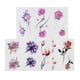 thumbnail image 2 of Pegatinas de tatuaje temporales BuyWeek 7 hojas diseño de flores, 2 of 14