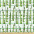 thumbnail image 2 of Ambesonne Asparagus Fabric by the Yard Upholstery, Greenery Veggie Items, 10 Yards, Coconut Green and White, 2 of 5