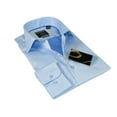 thumbnail image 2 of Men's Shirt Christopher Lena PROPER 100% Cotton Wrinkle Free P720SP0R Blue, 2 of 5