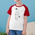 thumbnail image 3 of RXIRUCGD 2025 Vêtements d'Été pour Enfants Tout-Petits Garçons Filles Mode Mignon Col Rond Imprimé Manches Courtes Haut, 3 of 7