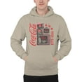 thumbnail image 2 of Officially Licensed Coca Cola Retro Americana Design Men's Hoodie, 2 of 3