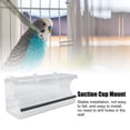 thumbnail image 4 of Transparent Plastic Window Bird Feeder Suction Cup Mounted Cute Bird House for Home, 4 of 7