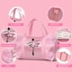 thumbnail image 4 of Sonducket Bolso de baile latino para niñas con bordado y detalle de lentejuelas que añaden glamour al vestido de baile Bolso de hombro de moda Bolsas de mensajero y de hombro hilo largo rosa rojo, 4 of 6