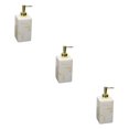 thumbnail image 2 of kurtrusly Practical Pump Bottle Shampoo Dispenser for Home Kitchen White Yellow 500ml 3Set, 2 of 6