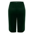 thumbnail image 6 of AINIYS High Waisted Straight Leg Durable Capris Pants for Women Vintage Street Casual Travel Army Green L, 6 of 7