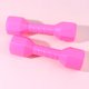 thumbnail image 3 of 4pcs Niños Octagonal Dumbell Outdoor Plastic Fitness Equipment Kids Performance Dancing Tool Exercise Toy (Rosa), 3 of 5