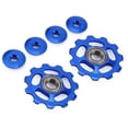 thumbnail image 1 of 2pcs/Set 11T Ultralight MTB Aluminum Alloy Bike Bearing Jockey Wheel Rear Derailleur Pulleys Outdoor Bicycle Parts, 1 of 5