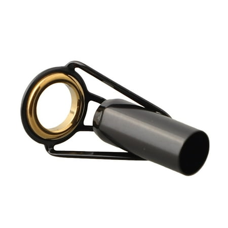 Fishing Rod Tip Top Guide Ring Ceramic Line Protector for Rod Repair & Building Stainless Steel Frame Lightweight Casting Rod Accessory