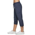 thumbnail image 5 of RBX Active Women's Relaxed Lightweight Woven Cargo Capri Pant, 5 of 7