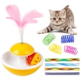 thumbnail image 3 of 9 Pcs Jouet Interactif pour Chat Gobelet Amusant pour Chaton Jouet Tube à Ressort Jouet Ressort pour Chat, 3 of 10