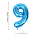 thumbnail image 2 of 1pc New Year Number Balloon Decorative Balloons Party Number Balloons Decor, 2 of 8