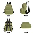 thumbnail image 2 of JIALIOU Mini Backpack Purse for Women Quilted Casual Daypack Small Travel Shoulder Bag, Chartreuse, 2 of 7