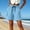 *Blue, variant on Women's High Waisted Drawstring Cargo Shorts,Lightweight Casual Summer Shorts with Pockets Black,Women's Plus XXL
