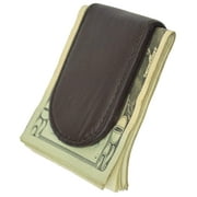 Genuine Leather Black Strong Magnetic Money Clip 812 CF (C)