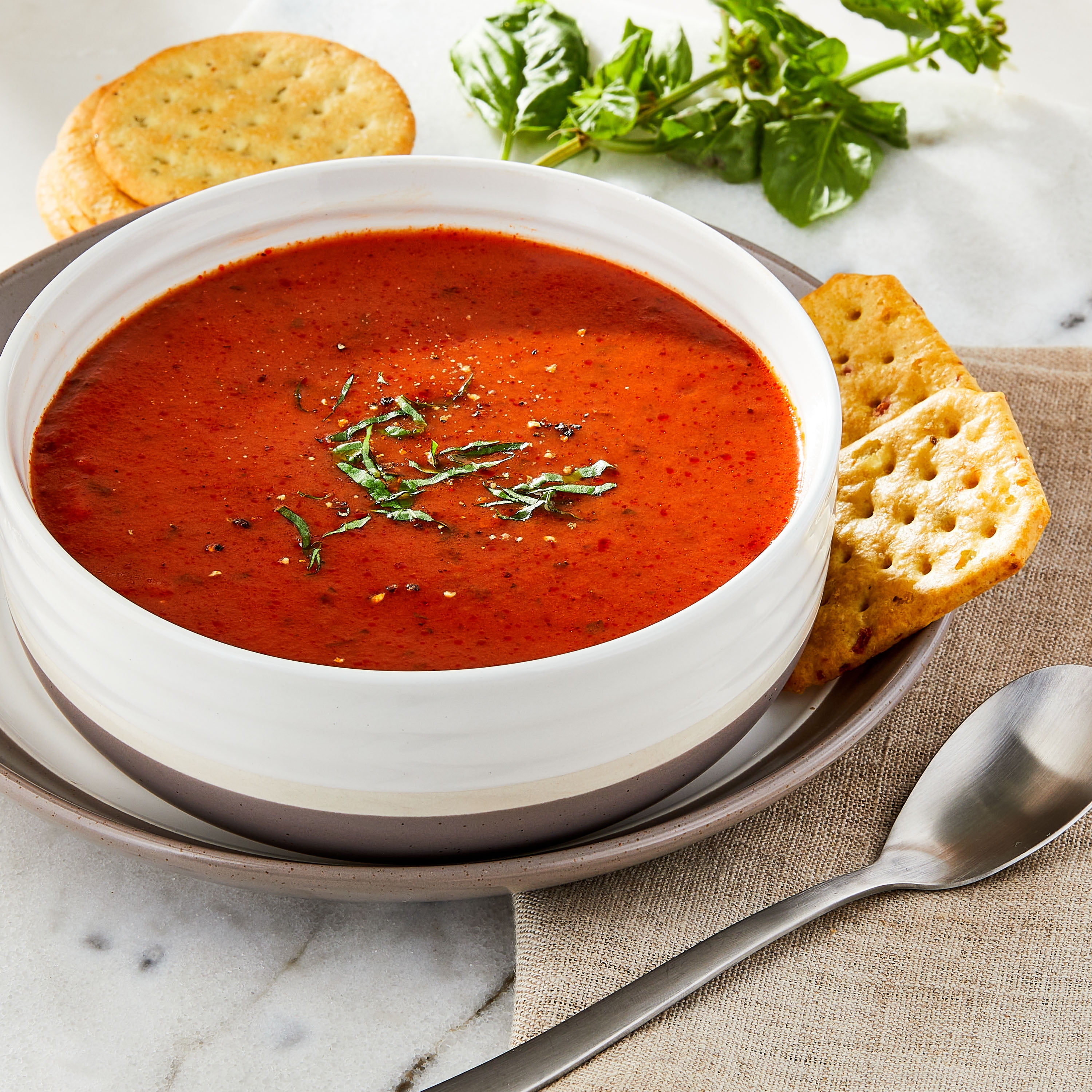 (3 pack) Great Value Organic Tomato Basil Soup, 18.6 oz