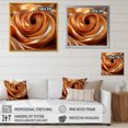 thumbnail image 4 of Designart "Abstract Spiral Cyclone in Orange" Abstract Framed Wall Art Decor - Modern Orange Abstract Spirals Bedroom Framed Canvas Wall Art, 4 of 6