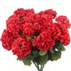 thumbnail image 2 of 6 flores y plantas artificiales for el hogar, decoración exterior y jardín, color rojo rubí, 2 of 2