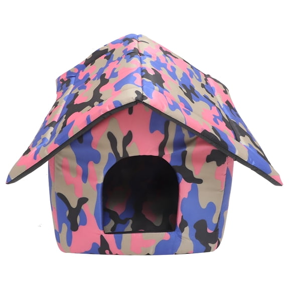 LAMIRO Elevated Cat House Weatherproof Insulated Heated Cat House Outdoor Cat House