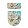 thumbnail image 2 of HELLHERO Starfish Shells Adds Holiday Charm for Household, Universal Polyester Toilet Dust Cover Set, Adjustable, Fits All Toilet Shapes, 2 Piece, 2 of 8