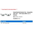 thumbnail image 2 of Intake Manifold Gasket Set - Compatible with 1991 - 1995 Toyota MR2 2.2L 4-Cylinder 1992 1993 1994, 2 of 2