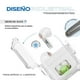 thumbnail image 2 of Audifonos Gamer BINDEN DARK Booster Con Stickers Tecnologia BNC blanco, 2 of 6