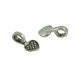 thumbnail image 3 of Paquete de 100 Aleaciones Pegamento Plano Pad Bails Colgante Cabujón Joyas, Plata Antigua, 3 of 9