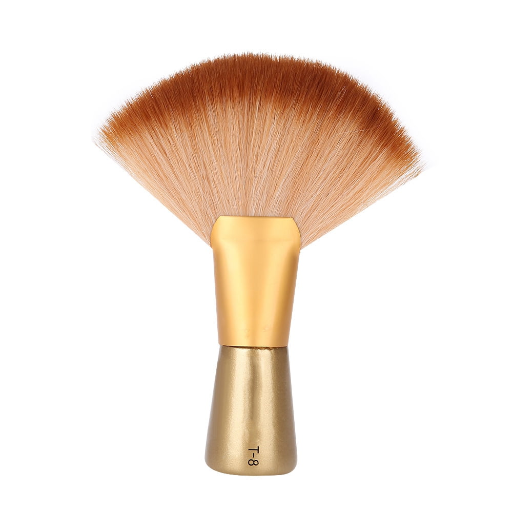 Tebru Hair Brush, Neck Duster,Soft Large Fanshaped Salon Stylist Barber Neck Face Duster Hair