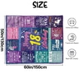 thumbnail image 2 of MMYGU 21 Birthday Gifts for Him Ideas Birthday Gift for 21 Year Old Teen 21 Year Old Birthday Gifts for Daughter Son Nephew Teenager Happy 21st Blanket 21 Birthday Decorations 50x60in, 2 of 6