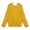 Yellow, variant on Aloohaidyvio Sweaters for Women,Women Fashion Loose Large Size Solid Color Hood Long Sleeves Sweater Tops