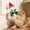 A, variant on Interactive Cat Toy Suction Cup Hanging Wiggly Worm Teaser Wand with Feather Self-Play Stimulating Plush Toy for Indoor Cats Wall Window and Door Play
