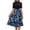 Navy, variant on Summer Dresses for Women 2025 Zeophrasy Fashion Women's Sexy Bandage Printing Dresses Elegant Casual Comfortable All Occasio Button Waist Dress Clearance Under 5