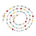 thumbnail image 1 of Cadena para Anteojos y Porta Mascarilla con Cristales y Cuentas Miyuki, 1 of 7