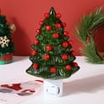 thumbnail image 4 of QIPOPIQ Ceramic Christmas Tree Night Light - Nostalgic, Decorative Bathroom Decoration, 4 of 8