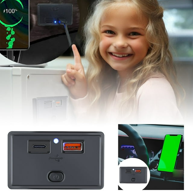 Explorez l'Avenir de la Conduite avec Notre Recharge USB Installation Facile et Esthétique Moderne!