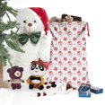 thumbnail image 5 of Christmas Sack – 28" X 20" Canvas Gift Bag with Drawstring, Full Print Polyester Santa Sack, Durable Reusable Xmas Gift Bag for Holiday, Party & Storage, 5 of 5