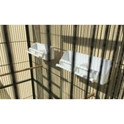 70 Rolling Extra Large Metal Bird Breeding Cage with Detachable Stand for Aviary Budgie Canary Finches Lovebirds