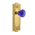 thumbnail image 3 of Nostalgic Warehouse Cobalt Crystal Door Knob with Meadows Plate, 3 of 6