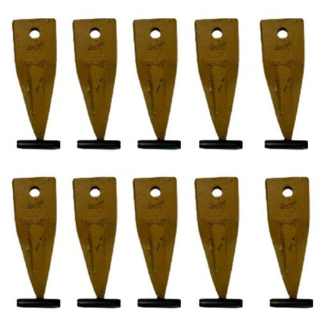 

10PK Tiger Rock Bucket Teeth WITH Roll Pins - TX156TL X156TL P156