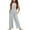 Gray, variant on Agkizg Summer Girl's Casual Jumpsuits,Kids Wide Leg Pants,Girls Overalls Kids Casual Sleeveless Wide Leg Jumpsuit Loose Rompers With Pockets 4-14 Years