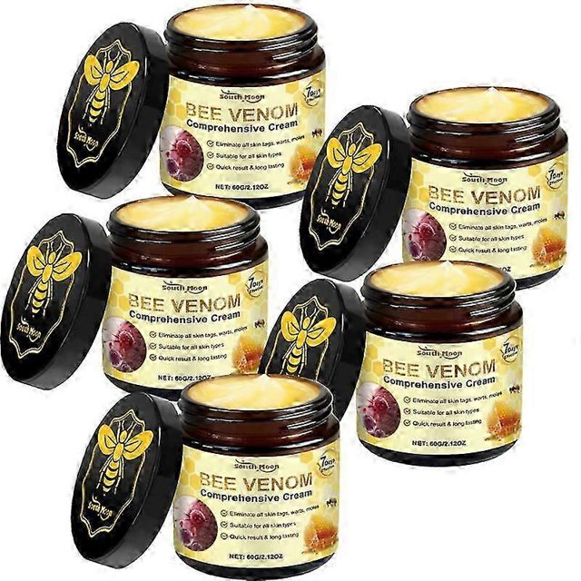 1-5x Bee Venom Comprehensive Cream, Anti-Wart Reduces Blemishes, Bee Venom Skincare Treatment Cream for All Skin Types