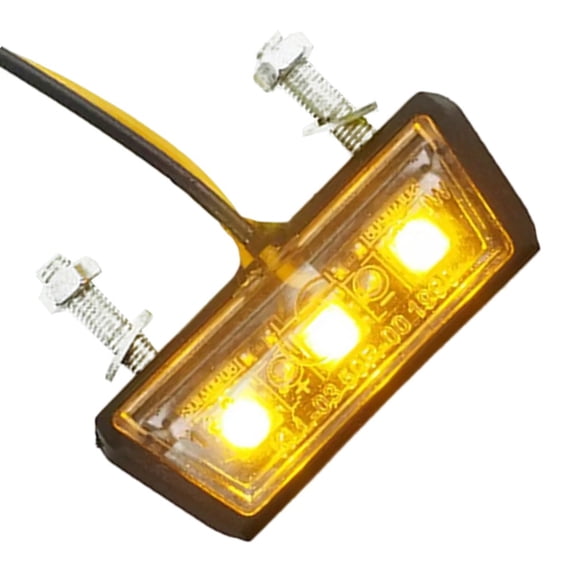Baguer 12V Motorcycle License Plate Light with Waterproof LED and ABS Material