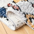 thumbnail image 5 of SAFAVIEH Morocco Tashi Geometric Polyester Area Rug, Grey/Gold, 9' x 12', 5 of 7