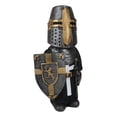 thumbnail image 6 of Chibi Medieval Knight Of The Cross Templar Swordsman On Guard Figurine 4.5"H, 6 of 9